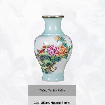 BÌNH MEN NGỌC VIỀN VÀNG – PHÚ QUÝ
